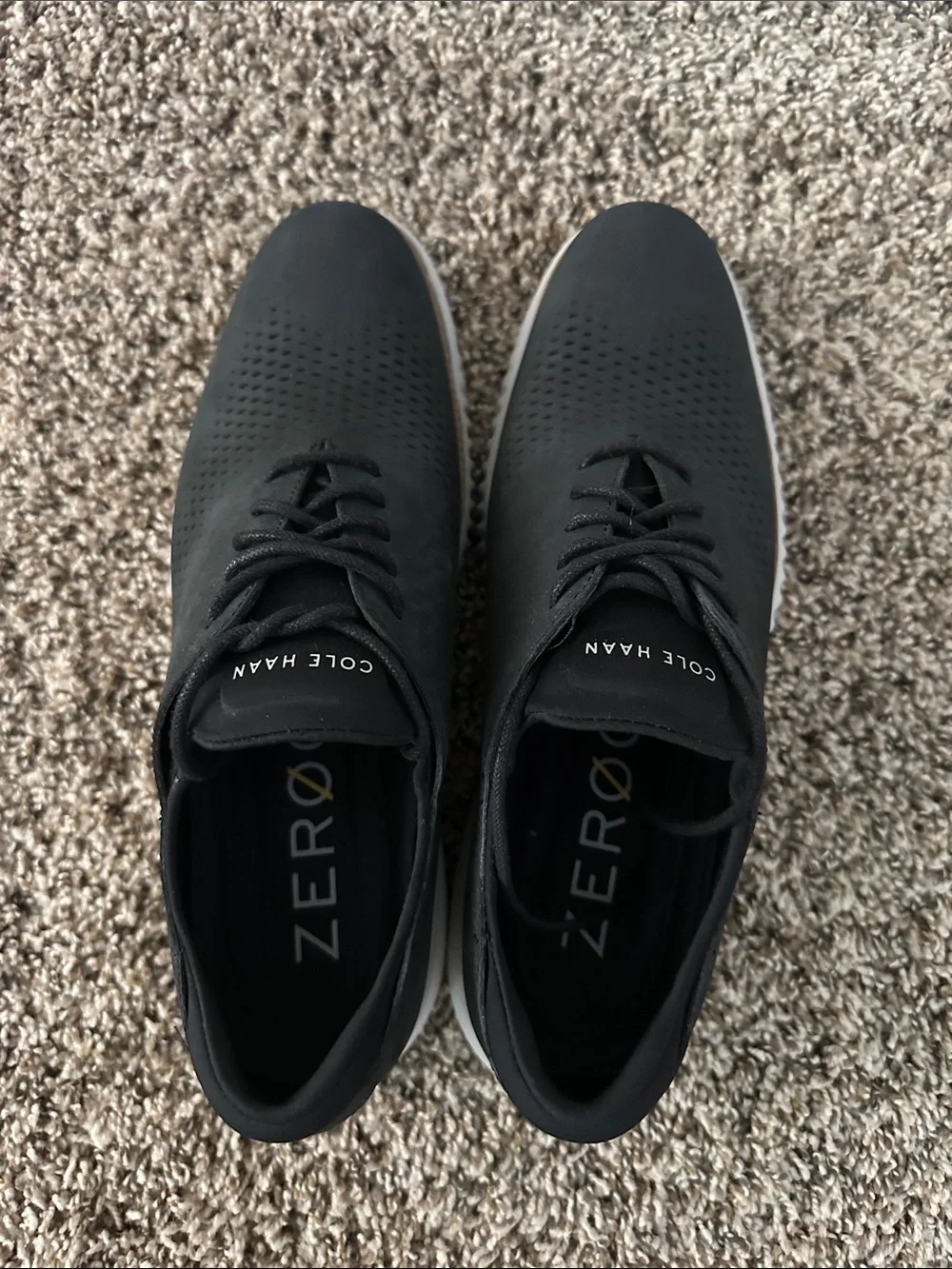 Cole Haan Black Dress Shoes with White Sole
